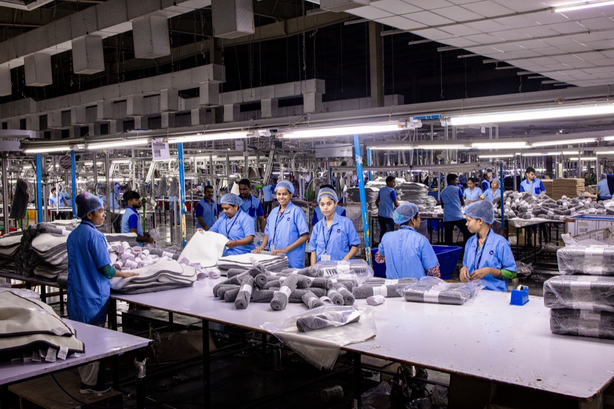 Gigafactory Texas production line