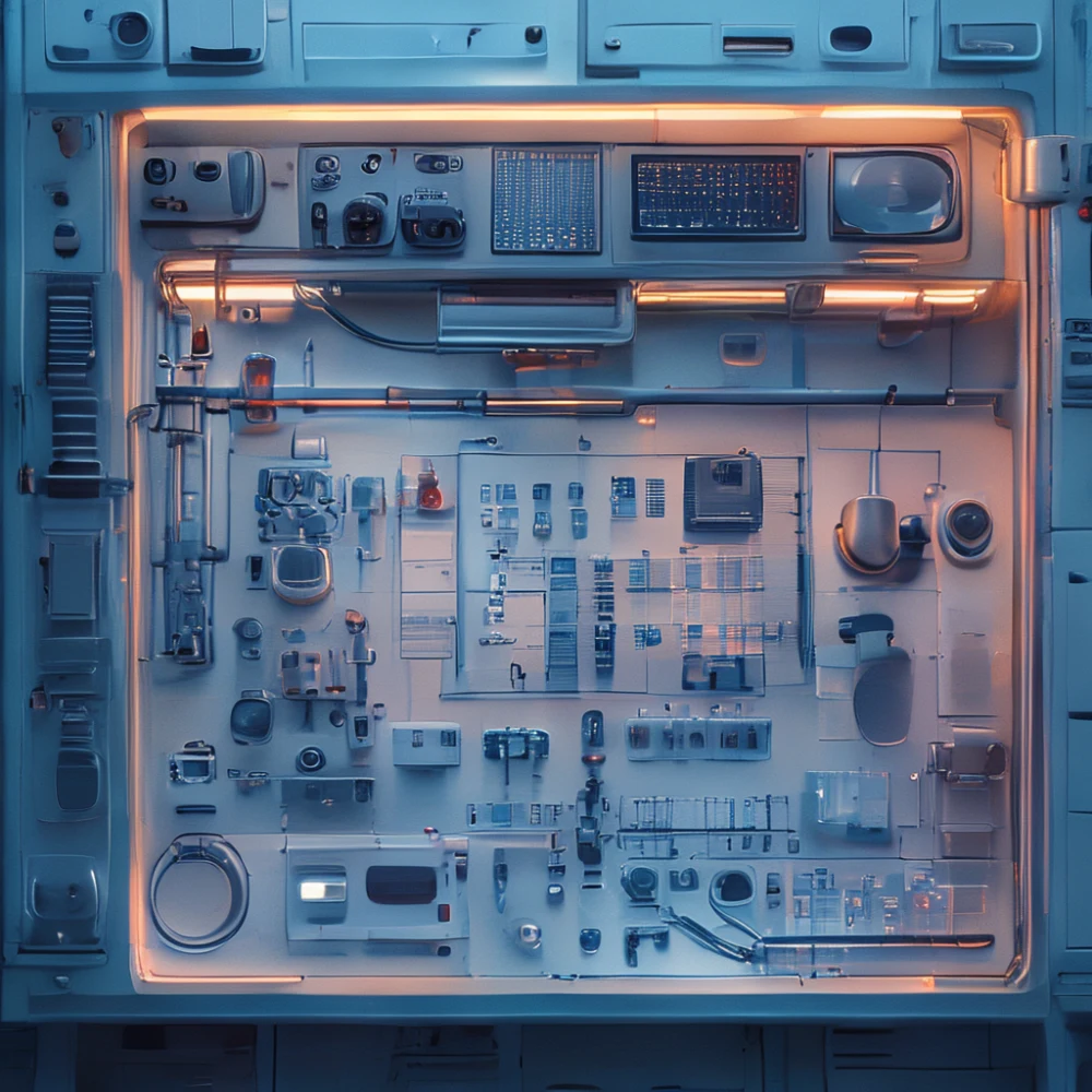 high-tech laboratory equipment in a research facility