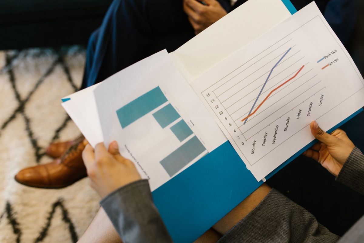 A professional data chart showing employment market trends and labor statistics.