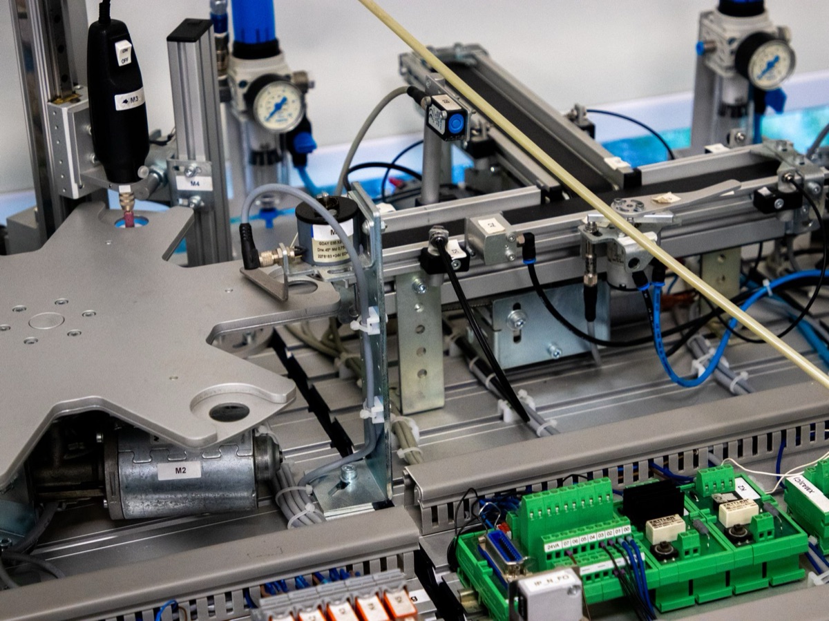 robotische productie van een fabriek