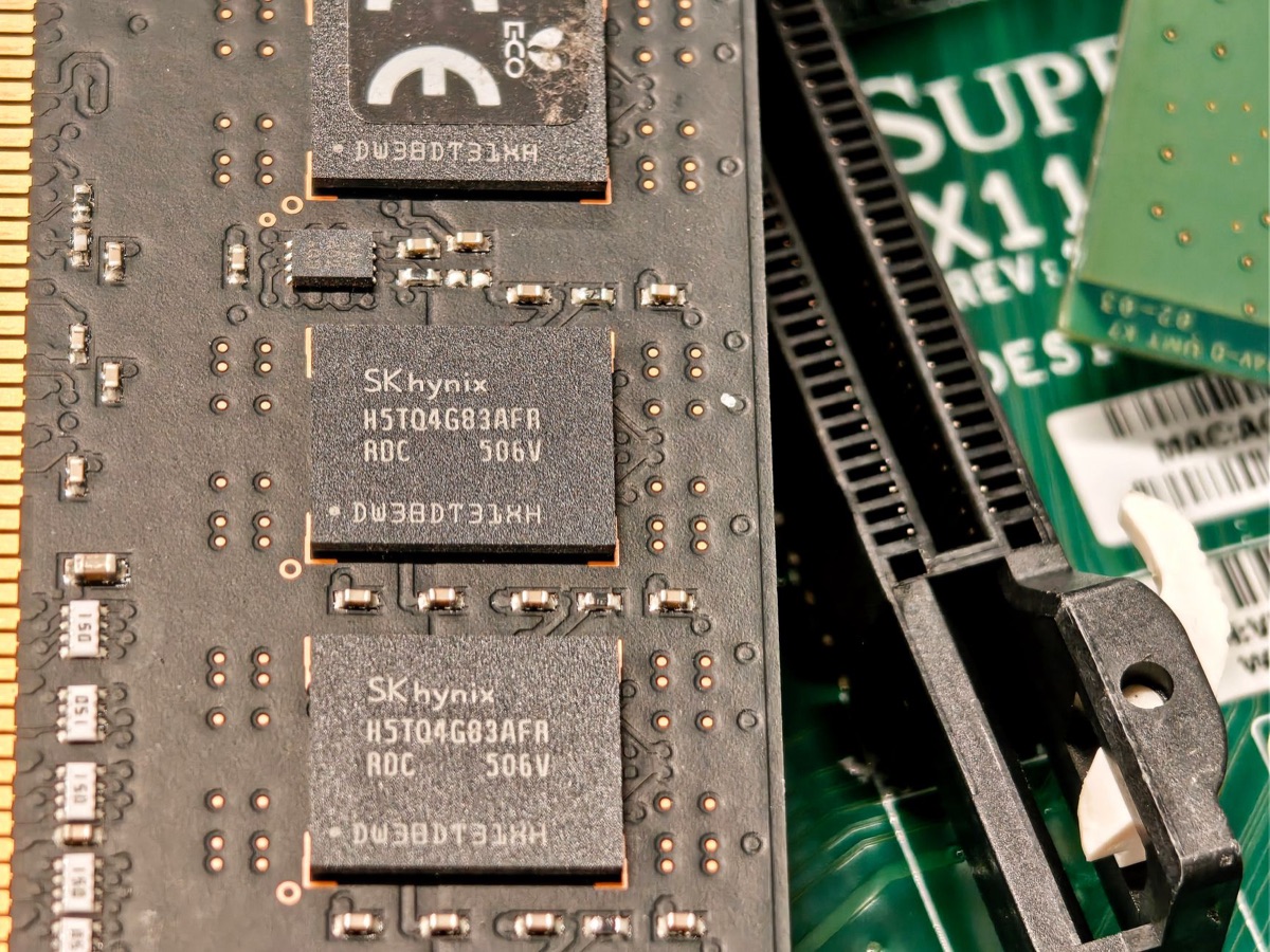 Close-up of advanced AI semiconductor chips and high-performance computing hardware
