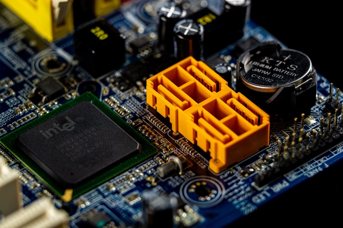 Microchip de semiconductores de alta tecnología para IA.