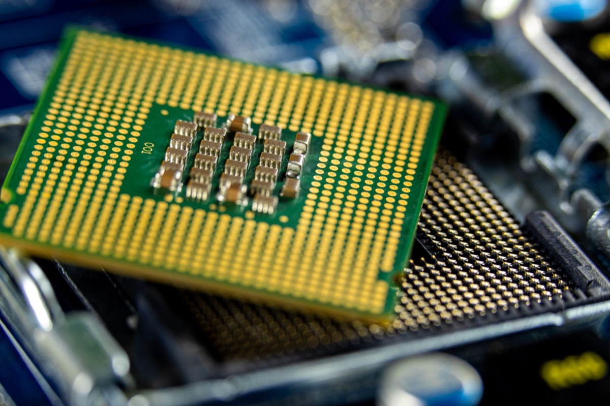 Microprocesseur de haute technologie pour l'IA