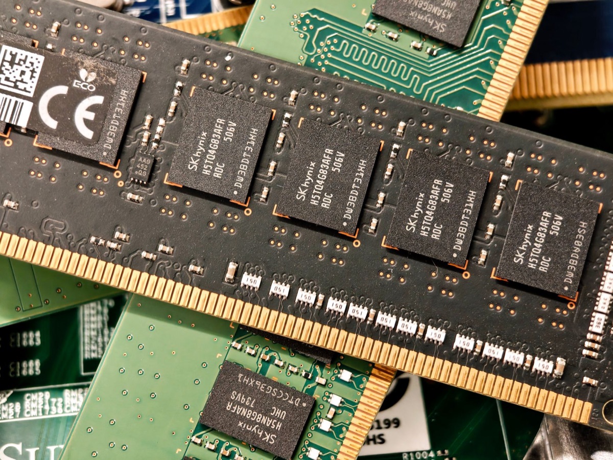 AI半導体チップのクローズアップ